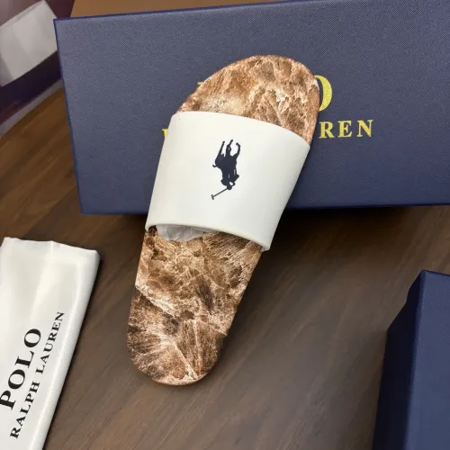 Replica Ralph Lauren Polo Slippers For Men #1435063 $45.00 USD for Wholesale