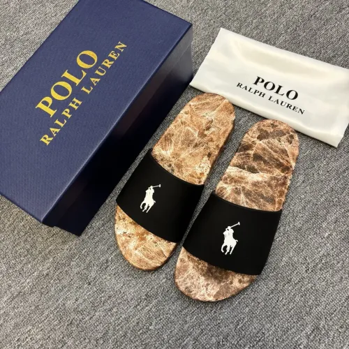 Replica Ralph Lauren Polo Slippers For Men #1435064 $45.00 USD for Wholesale