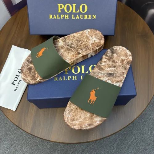 Replica Ralph Lauren Polo Slippers For Men #1435065 $45.00 USD for Wholesale