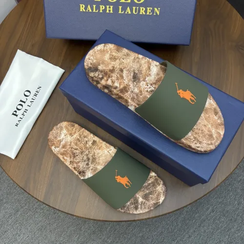 Replica Ralph Lauren Polo Slippers For Men #1435065 $45.00 USD for Wholesale