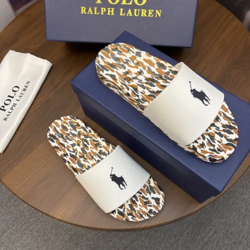 Replica Ralph Lauren Polo Slippers For Men #1435074 $45.00 USD for Wholesale
