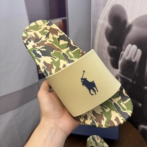 Replica Ralph Lauren Polo Slippers For Men #1435085 $45.00 USD for Wholesale