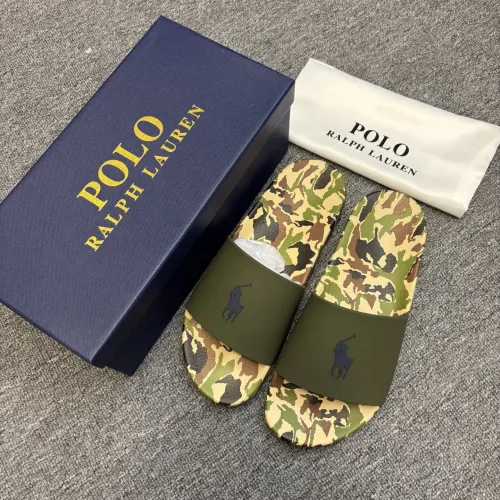 Replica Ralph Lauren Polo Slippers For Men #1435087 $45.00 USD for Wholesale