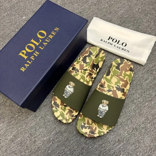 Replica Ralph Lauren Polo Slippers For Men #1435090 $45.00 USD for Wholesale