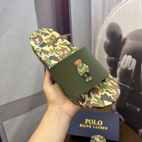 Replica Ralph Lauren Polo Slippers For Men #1435092 $45.00 USD for Wholesale