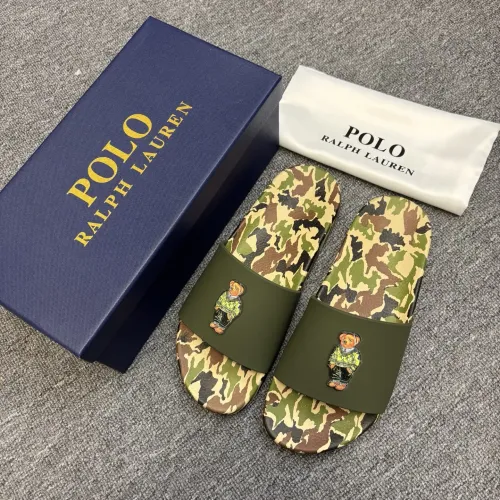 Replica Ralph Lauren Polo Slippers For Men #1435092 $45.00 USD for Wholesale