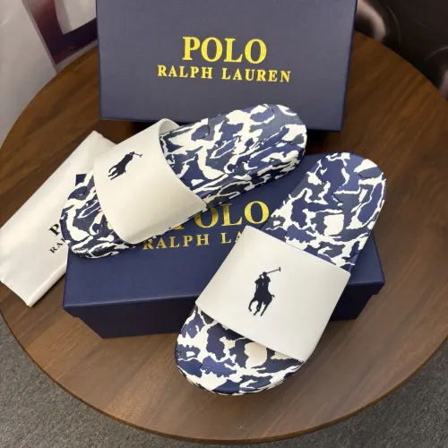 Replica Ralph Lauren Polo Slippers For Men #1435101 $45.00 USD for Wholesale