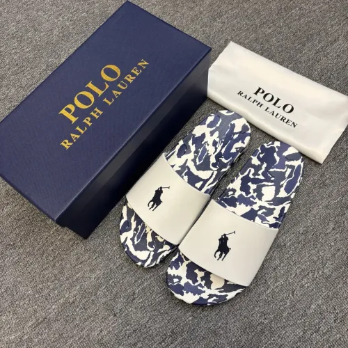 Replica Ralph Lauren Polo Slippers For Men #1435101 $45.00 USD for Wholesale