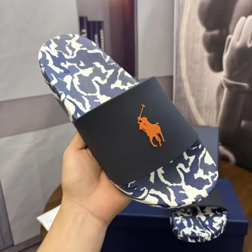 Replica Ralph Lauren Polo Slippers For Men #1435102 $45.00 USD for Wholesale