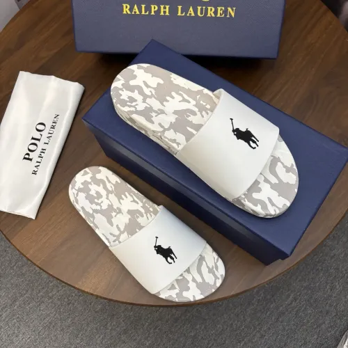 Replica Ralph Lauren Polo Slippers For Men #1435116 $45.00 USD for Wholesale