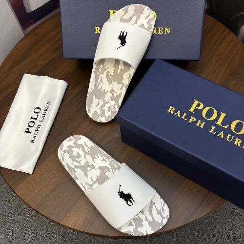 Replica Ralph Lauren Polo Slippers For Men #1435116 $45.00 USD for Wholesale