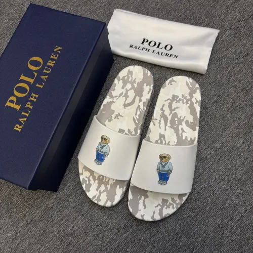 Replica Ralph Lauren Polo Slippers For Men #1435124 $45.00 USD for Wholesale