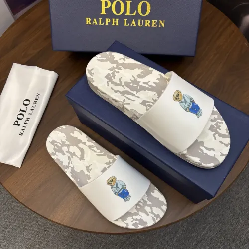 Replica Ralph Lauren Polo Slippers For Men #1435124 $45.00 USD for Wholesale