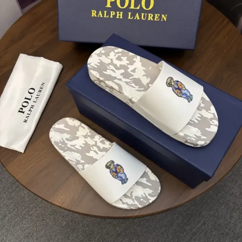 Replica Ralph Lauren Polo Slippers For Men #1435126 $45.00 USD for Wholesale
