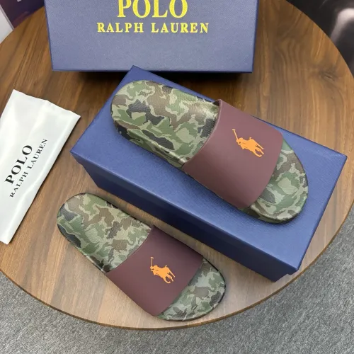 Replica Ralph Lauren Polo Slippers For Men #1435128 $45.00 USD for Wholesale