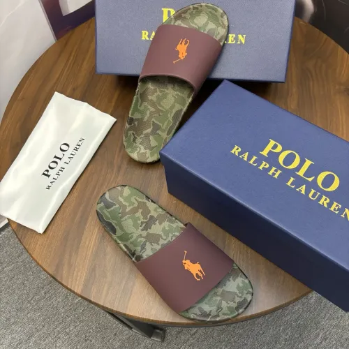 Replica Ralph Lauren Polo Slippers For Men #1435128 $45.00 USD for Wholesale