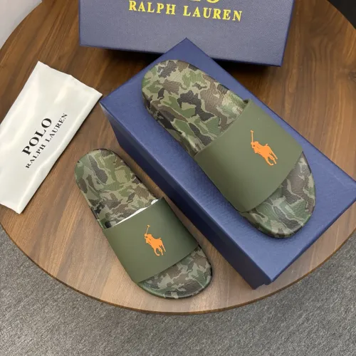 Replica Ralph Lauren Polo Slippers For Men #1435129 $45.00 USD for Wholesale