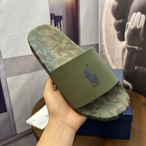 Replica Ralph Lauren Polo Slippers For Men #1435130 $45.00 USD for Wholesale