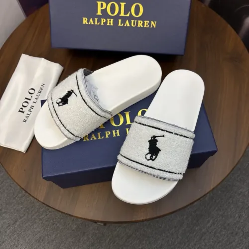 Replica Ralph Lauren Polo Slippers For Men #1435132 $45.00 USD for Wholesale