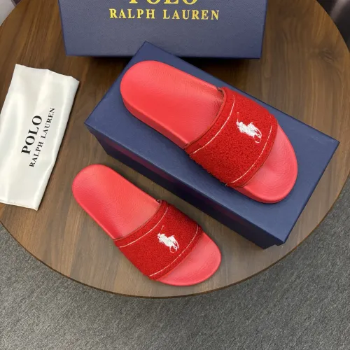 Replica Ralph Lauren Polo Slippers For Men #1435133 $45.00 USD for Wholesale