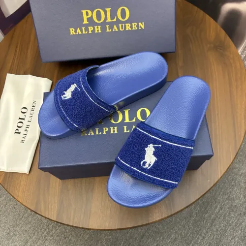Replica Ralph Lauren Polo Slippers For Men #1435136 $45.00 USD for Wholesale