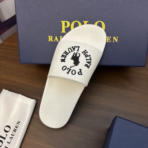 Replica Ralph Lauren Polo Slippers For Men #1435139 $45.00 USD for Wholesale