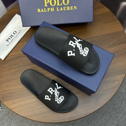 Replica Ralph Lauren Polo Slippers For Men #1435141 $45.00 USD for Wholesale