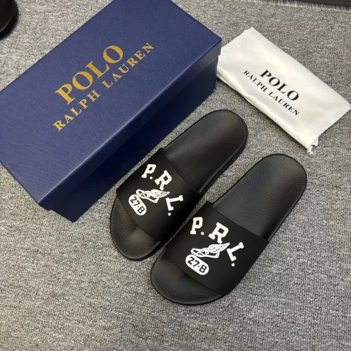 Replica Ralph Lauren Polo Slippers For Men #1435141 $45.00 USD for Wholesale
