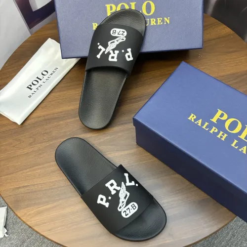 Replica Ralph Lauren Polo Slippers For Men #1435141 $45.00 USD for Wholesale