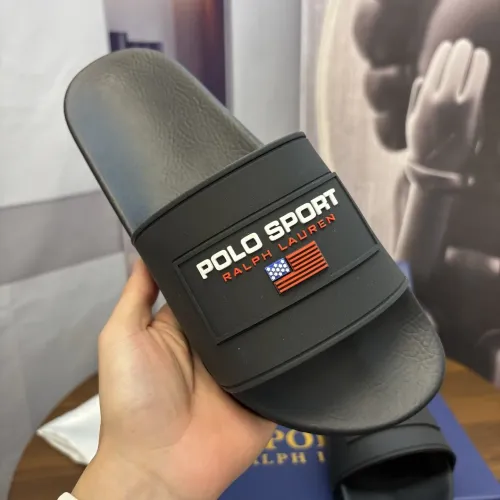 Replica Ralph Lauren Polo Slippers For Men #1435142 $45.00 USD for Wholesale