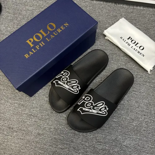 Replica Ralph Lauren Polo Slippers For Men #1435143 $45.00 USD for Wholesale