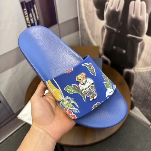 Replica Ralph Lauren Polo Slippers For Men #1435146 $45.00 USD for Wholesale