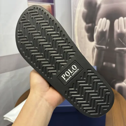 Replica Ralph Lauren Polo Slippers For Men #1435148 $45.00 USD for Wholesale