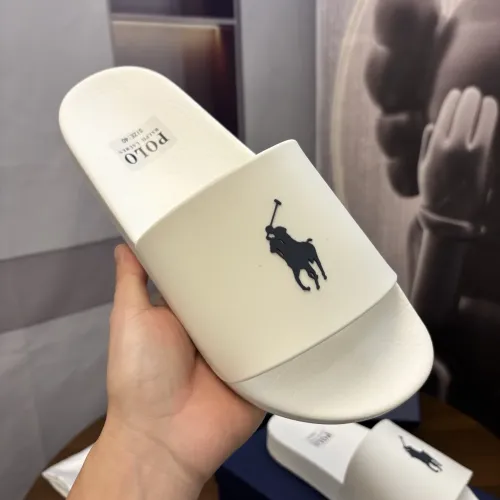 Replica Ralph Lauren Polo Slippers For Men #1435149 $45.00 USD for Wholesale