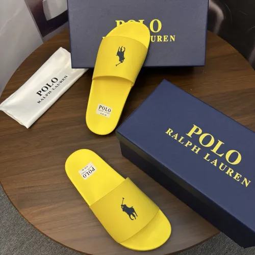 Replica Ralph Lauren Polo Slippers For Men #1435151 $45.00 USD for Wholesale