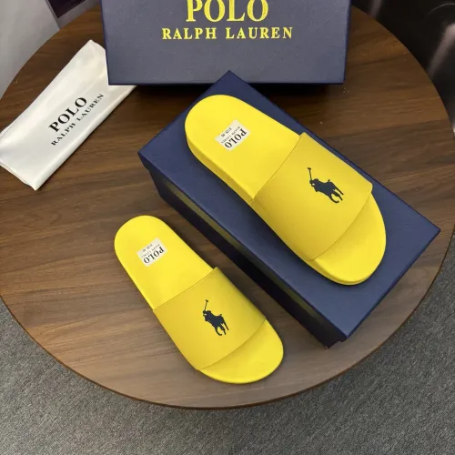 Replica Ralph Lauren Polo Slippers For Men #1435151 $45.00 USD for Wholesale
