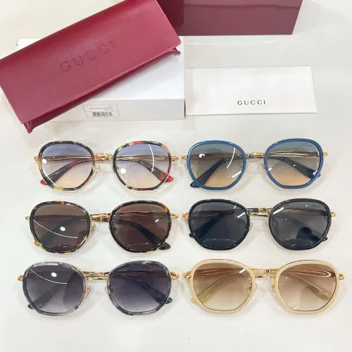 Replica Gucci AAA Quality Sunglasses #1435162 $64.00 USD for Wholesale