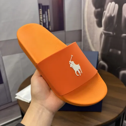 Replica Ralph Lauren Polo Slippers For Men #1435181 $45.00 USD for Wholesale