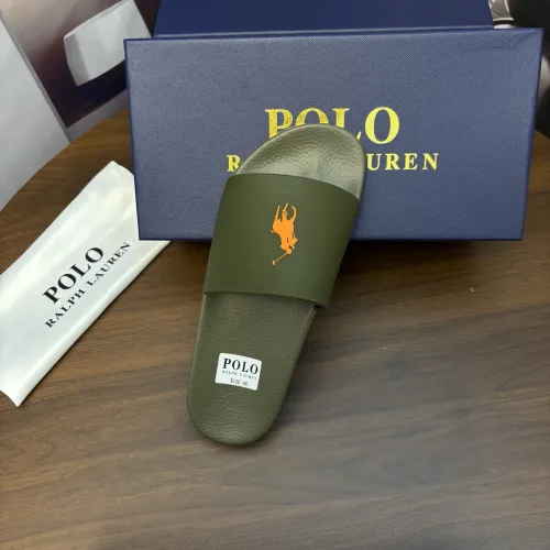 Replica Ralph Lauren Polo Slippers For Men #1435184 $45.00 USD for Wholesale