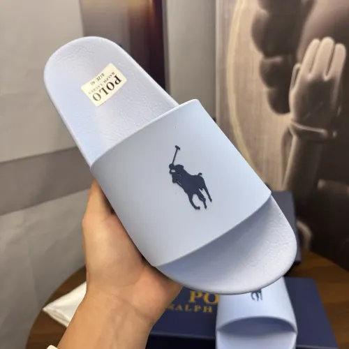 Replica Ralph Lauren Polo Slippers For Men #1435186 $45.00 USD for Wholesale
