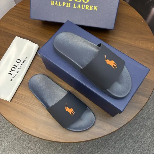 Replica Ralph Lauren Polo Slippers For Men #1435189 $45.00 USD for Wholesale