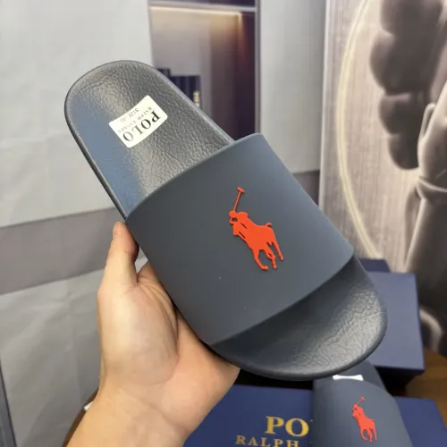 Replica Ralph Lauren Polo Slippers For Men #1435190 $45.00 USD for Wholesale
