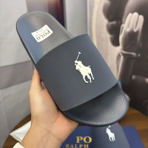Replica Ralph Lauren Polo Slippers For Men #1435191 $45.00 USD for Wholesale