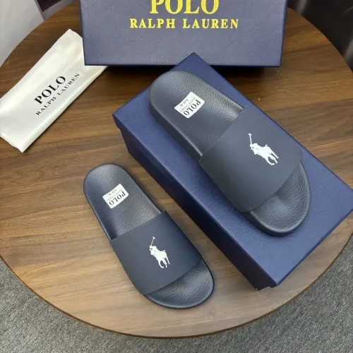 Replica Ralph Lauren Polo Slippers For Men #1435191 $45.00 USD for Wholesale