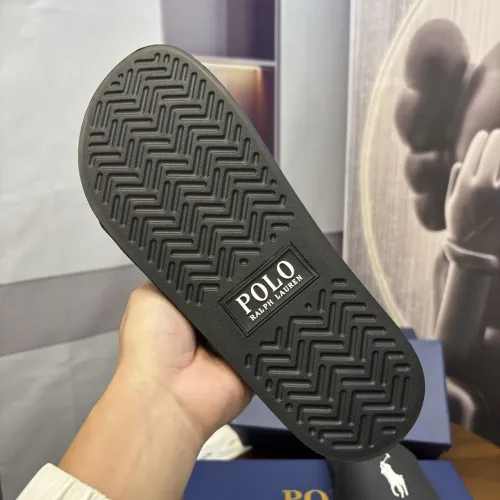 Replica Ralph Lauren Polo Slippers For Men #1435192 $45.00 USD for Wholesale