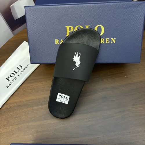 Replica Ralph Lauren Polo Slippers For Men #1435192 $45.00 USD for Wholesale