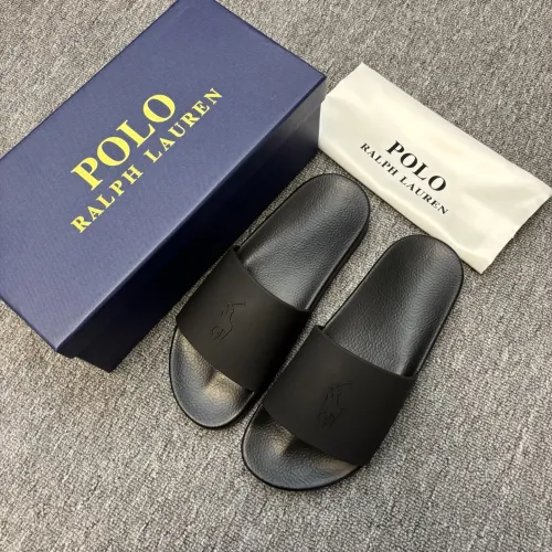 Replica Ralph Lauren Polo Slippers For Men #1435193 $45.00 USD for Wholesale