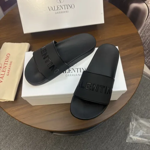 Replica Valentino Slippers For Men #1435194 $42.00 USD for Wholesale