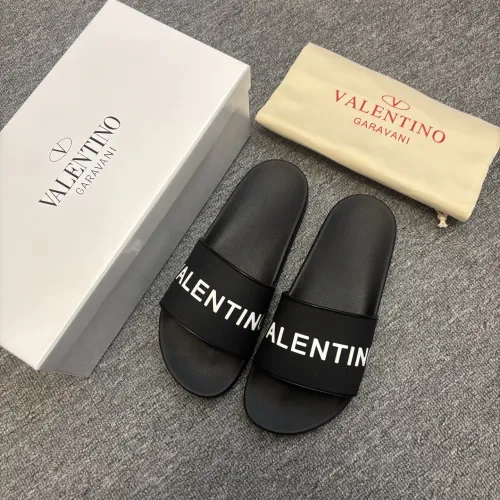 Replica Valentino Slippers For Men #1435195 $42.00 USD for Wholesale