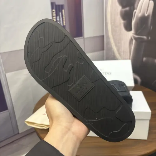 Replica Valentino Slippers For Men #1435196 $42.00 USD for Wholesale